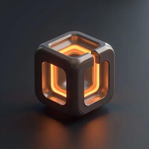 Futuristisches Claude AI Konzept